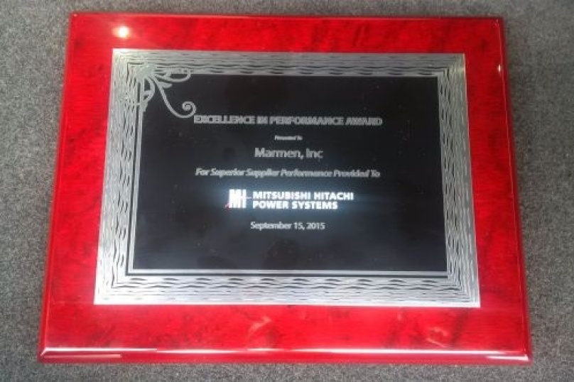 Fournisseur de l’année par Mitsubishi Hitachi Power Systems Americas